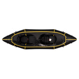 Used - MRS Barracuda R2 Pro Packraft - Black with yellow strips - Removable spray deck